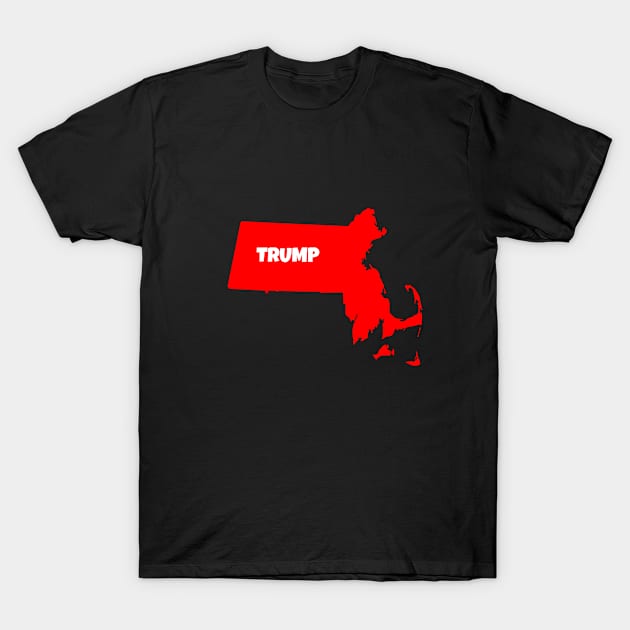 Massachusetts votes Trump T-Shirt by Vine Time T shirts